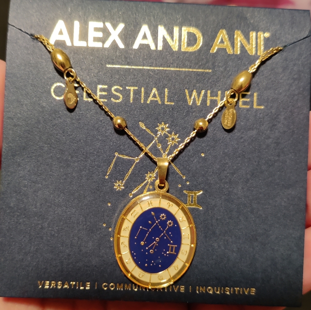 Adjustable Gemini necklace
